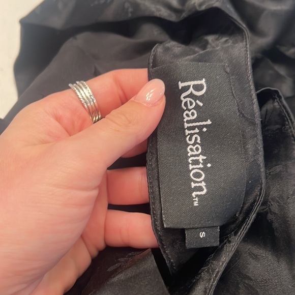 Realisation Par THE KAIA Voodoo silk jacquard blouse yin Yang 69 buttons - Picture 7 of 8